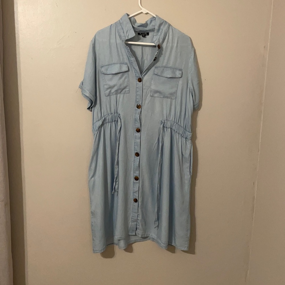 Ali and Andi chambray dress size 1X
